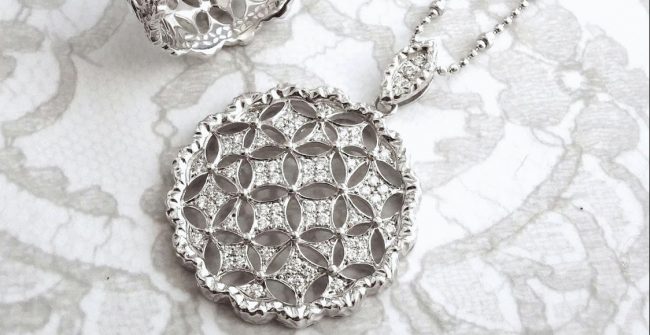 Order “ Lace Pendant Necklace  ”