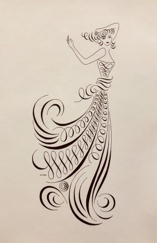 原画の美しさにうっとり。