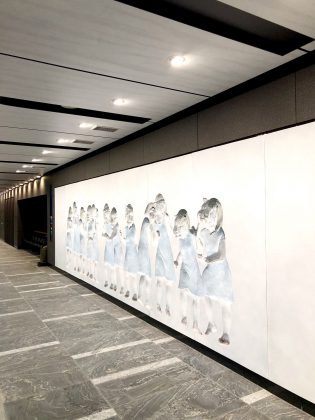 虎ノ門駅ホームにあるアート作品です。