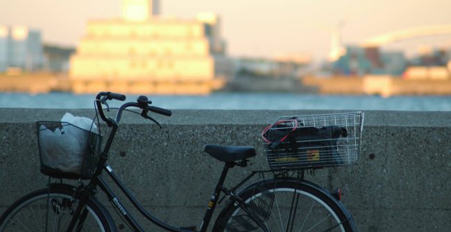 自転車（チャリンコ）に乗って