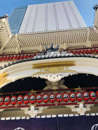 建て替えでタワーができた歌舞伎座です。