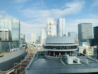 銀座スカイラウンジを望む景色です。